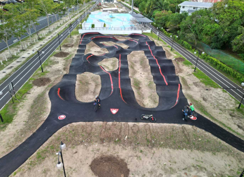 Miri Pump Track Aerial View