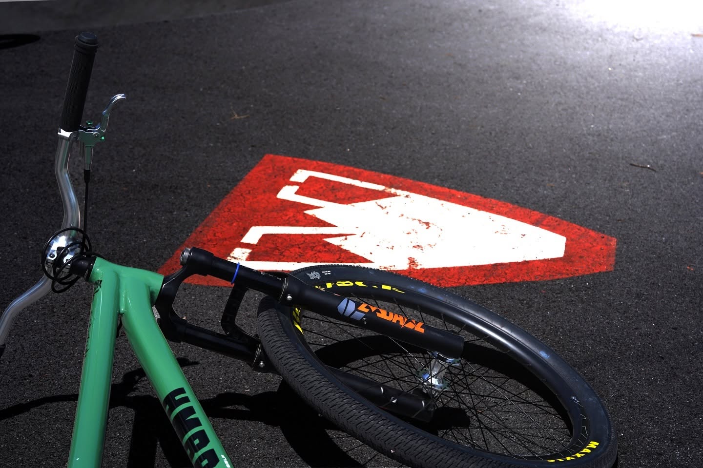BMX Bike on Velosolutions Logo