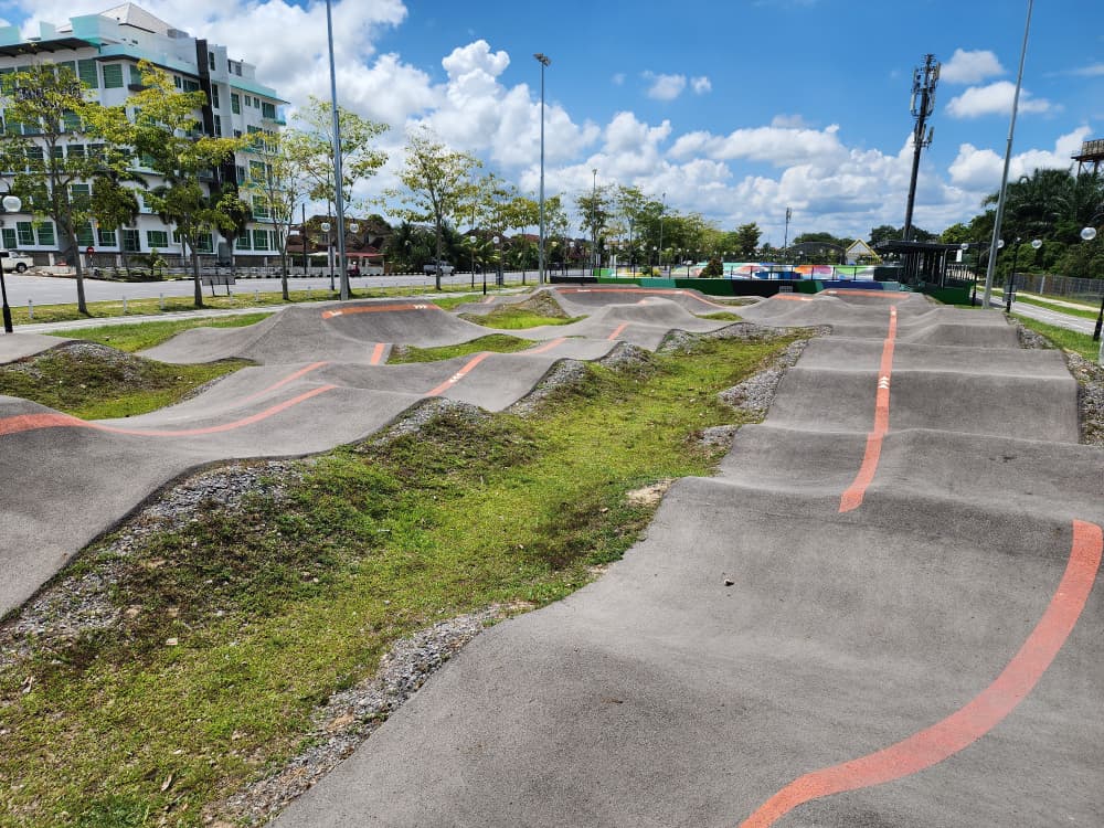 Pump Track Aerial View